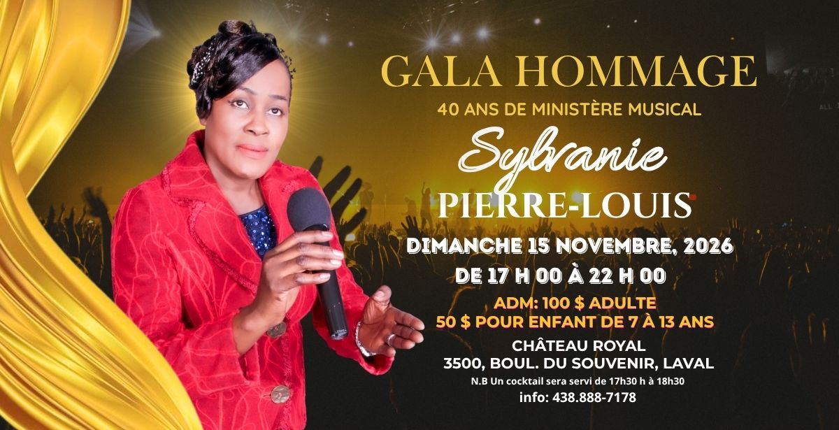 Hommage – 40 ans de ministère musical de Sylvanie Pierre-Louis